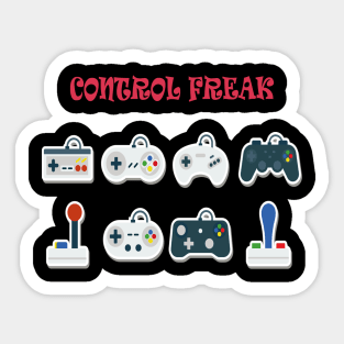 Gaming Control Freak Sticker